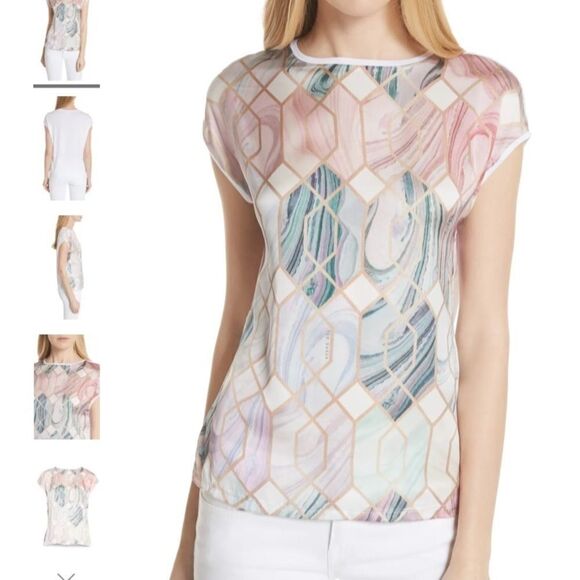 Ted baker sold out deli sea of clouds blouse - Picture 1 of 8